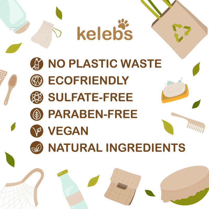 Kelebs Dog Natural Organic White Clay Powder Paw Cleaner, Tea Tree Oil Enzymes Odor Eliminator Deodorant, Prevent Paw Licking After Balm Use, Daily Remedies, Itchy Relief Allergies, Zero Plastic Vegan - BeesActive Australia