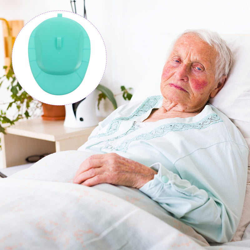 Artibetter 1pc Bedpan with Lid and Handle Thick Bed Pan Emergency for Bedridden Patients, Elderly Men and Women - BeesActive Australia