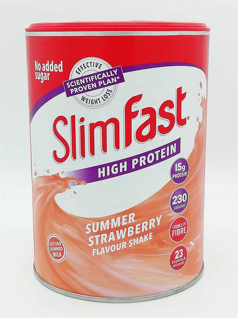 SLIMFAST 365G Summer Strawberry Meal Replacement Milkshake Powder - BeesActive Australia