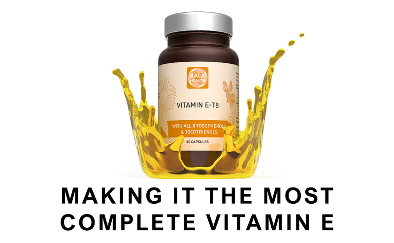 Kala Health Unique Formula with All 8 Tocopherols and Tocotrienols Vitamin E � Contains no PAH�s, Heavy Metals, Contaminants or Preservatives - Certified Sustainable - Hair, Scars and Skin 60 - BeesActive Australia