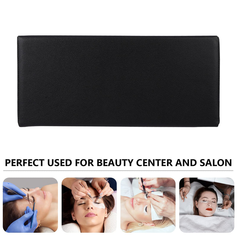 Artibetter Black Beauty Salon Nursing Pu Leather Square Pillow Cushion Massage Bed Table Head Bolster - BeesActive Australia
