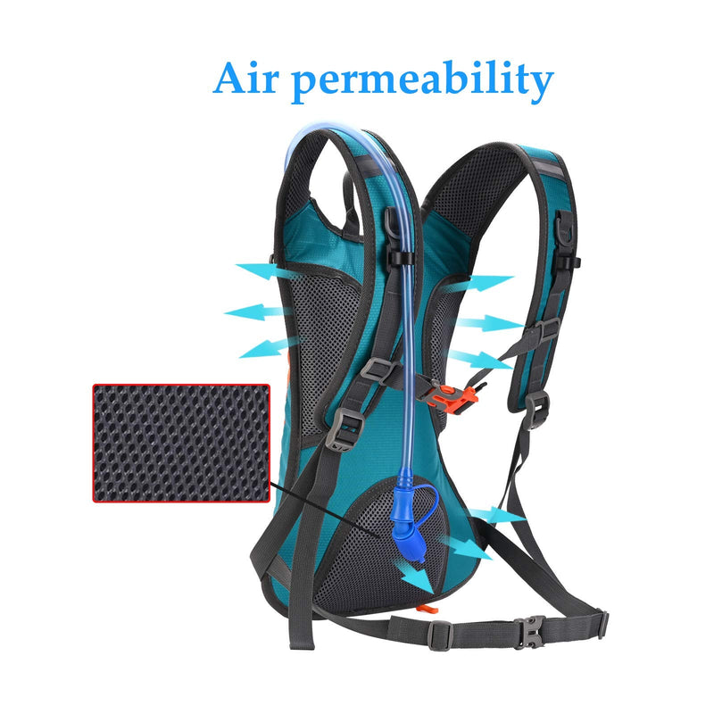 Roptat Hydration Backpack Pack with 2L Hydration Bladder - Lightweight Water Backpack Keeps Water Cool up to 4 Hours Pouch for Women Men Running Riding Biking Style10 - BeesActive Australia