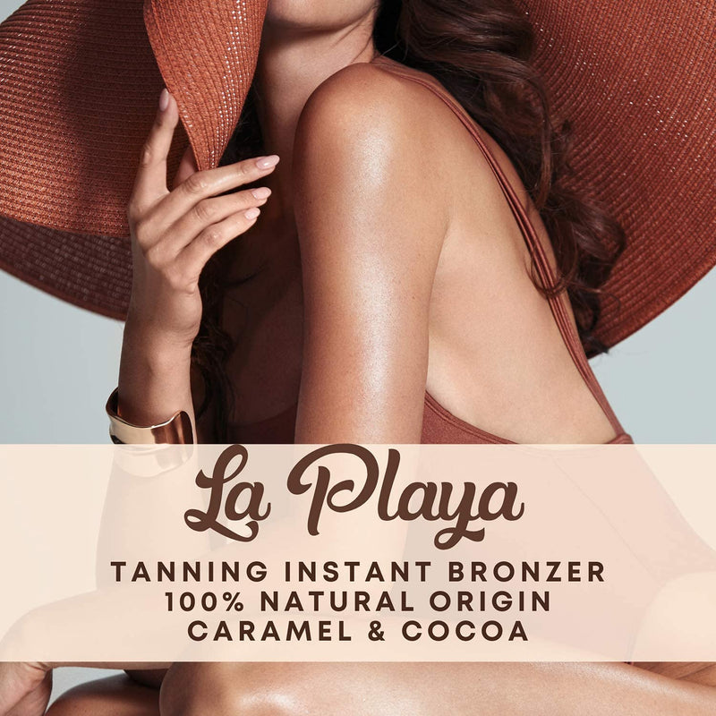 Onyx La Playa - Instant Browning Lotion | Sunless Tanner | Natural Caramel & Cocoa Based Tinted Body Moisturizer I Use Every Day For Glowing Skin - BeesActive Australia