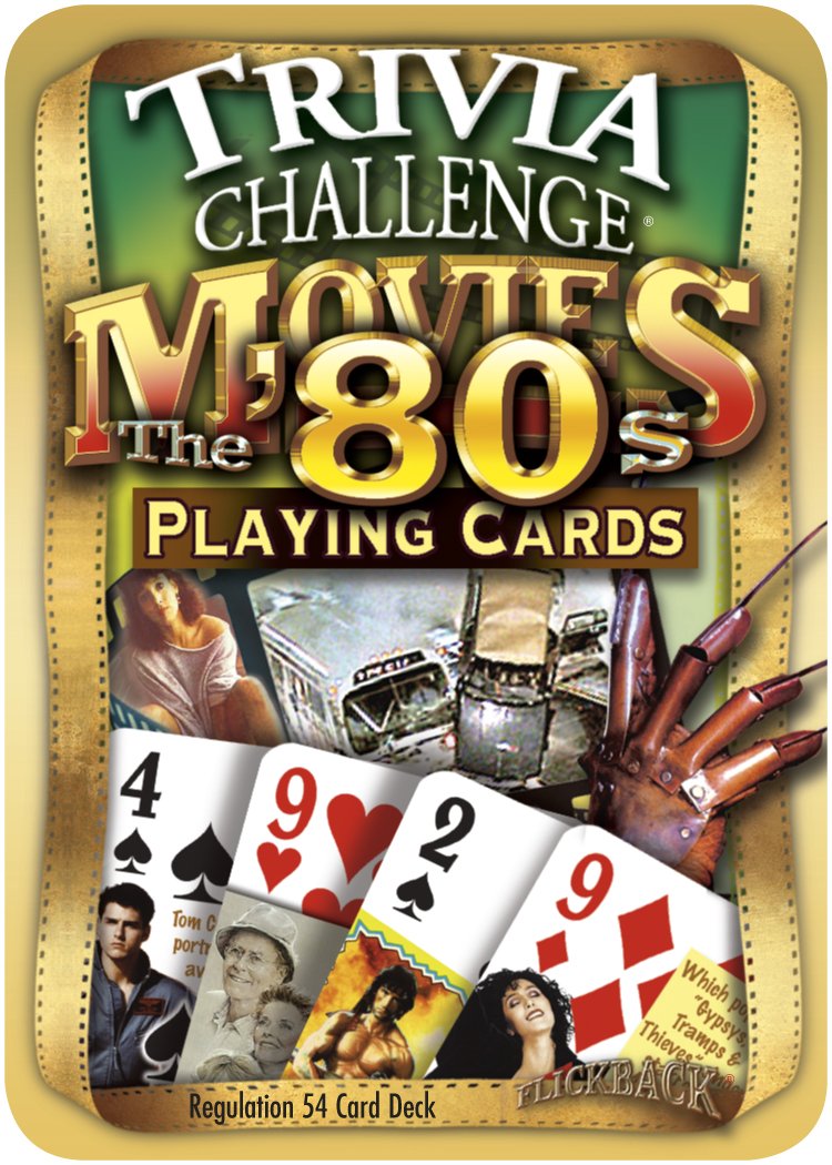 [AUSTRALIA] - Flickback Media 1980's Movie Trivia Playing Cards: 40th Birthday or Anniversary 