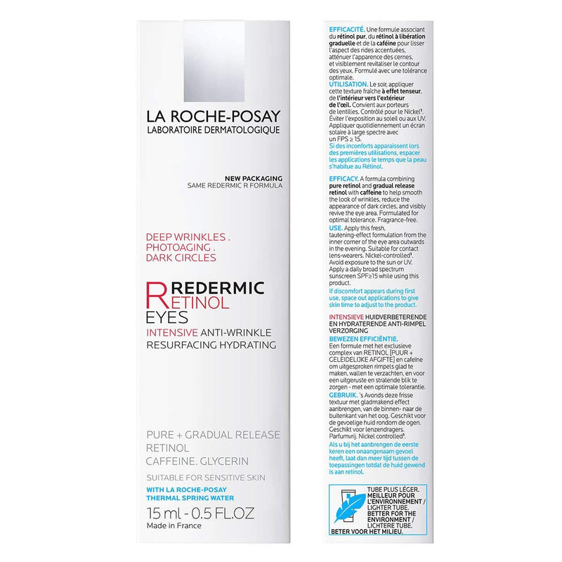 La Roche-Posay Redermic R Eyes Retinol Eye Cream, 0.5 Fl oz. - BeesActive Australia