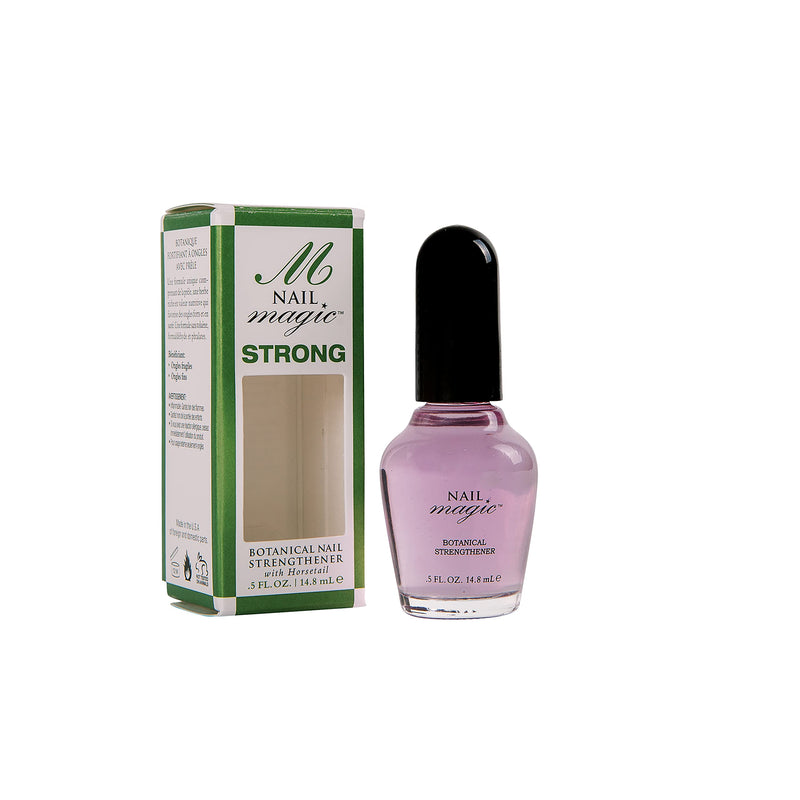 Nail Magic - STRONG, Botanical Nail Strengthener, 0.5 Fluid Ounces, Strengthen Weak, Thin Natural Nails with Silica-Rich Horsetail,Toluene Formaldehyde & DBP Free, 50 Years of Superior Results - BeesActive Australia