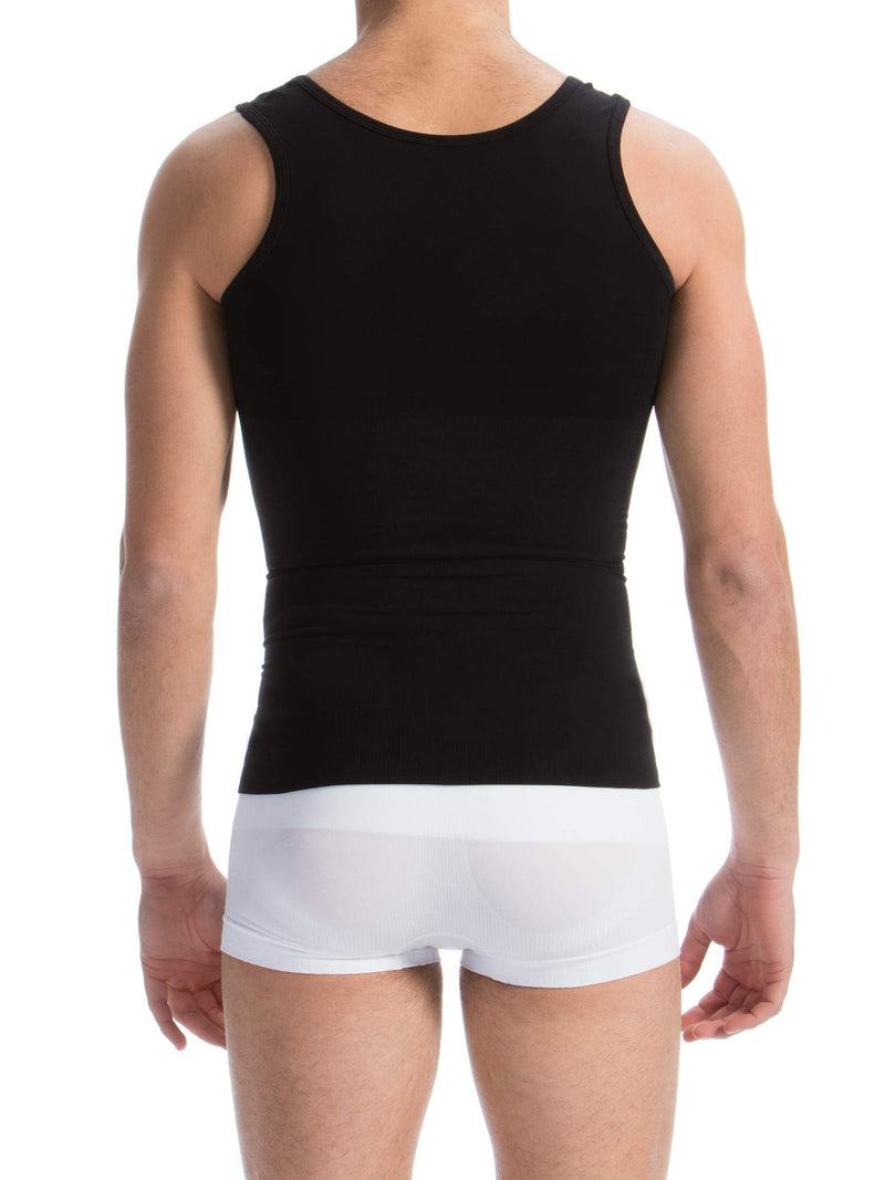 Farmacell 417 Men's Tummy Control Body Shaping Vest, 100% Made in Italy X-Large Black - BeesActive Australia