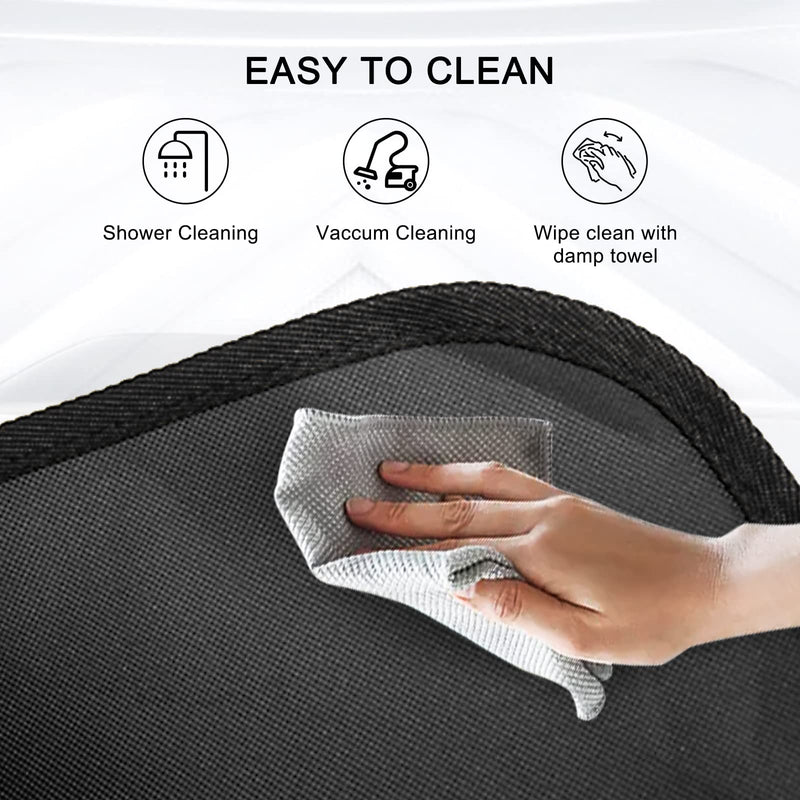 Ajxn Dog Back Seat Cover Protector Waterproof Scratchproof Hammock for Dogs Backseat Protection Against Dirt and Pet Fur Durable Pets Seat Covers for Cars and SUVs Pack-1 (Black) - BeesActive Australia