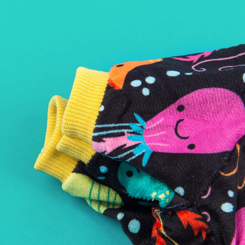 CuteBone Dog Clothes Pjs Dog Apparel Dog Jumpsuit Pet Clothes Pajamas XXL(Chest Girth22’’-22.5’’ Back Length18’’-18.5’’) 1#Jellyfish - BeesActive Australia