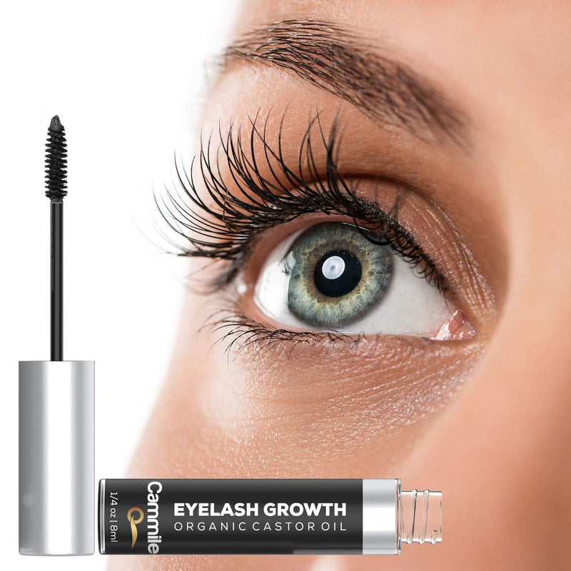 Eyelash Growth - Organic Castor Oil - Grow Longer Lashes & Fuller Eyebrows - Use As An Eyelash Serum - A Natural Solution for Eyebrow and Eyelash Regrowth! - BeesActive Australia