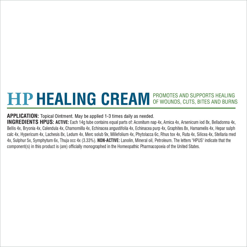 HomeoPet HP Healing Cream, Natural Support for Pet Wound Healing, 14 Grams - BeesActive Australia