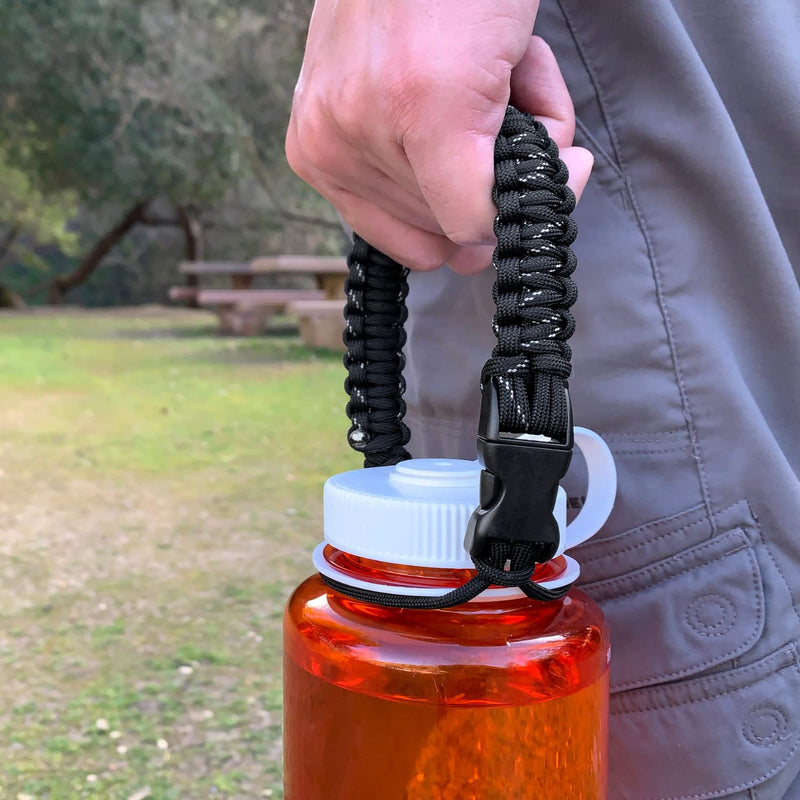 Gearproz Handle Compatible with Nalgene 32 oz, 48 oz Wide Mouth Bottles BLACK - BeesActive Australia