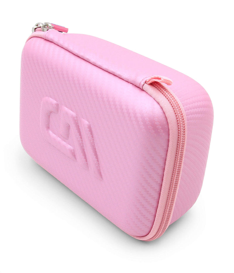 CASEMATIX Pink Travel Case Bag Compatible with Asthma Inhaler, Masks, Spacer - Case Only - BeesActive Australia