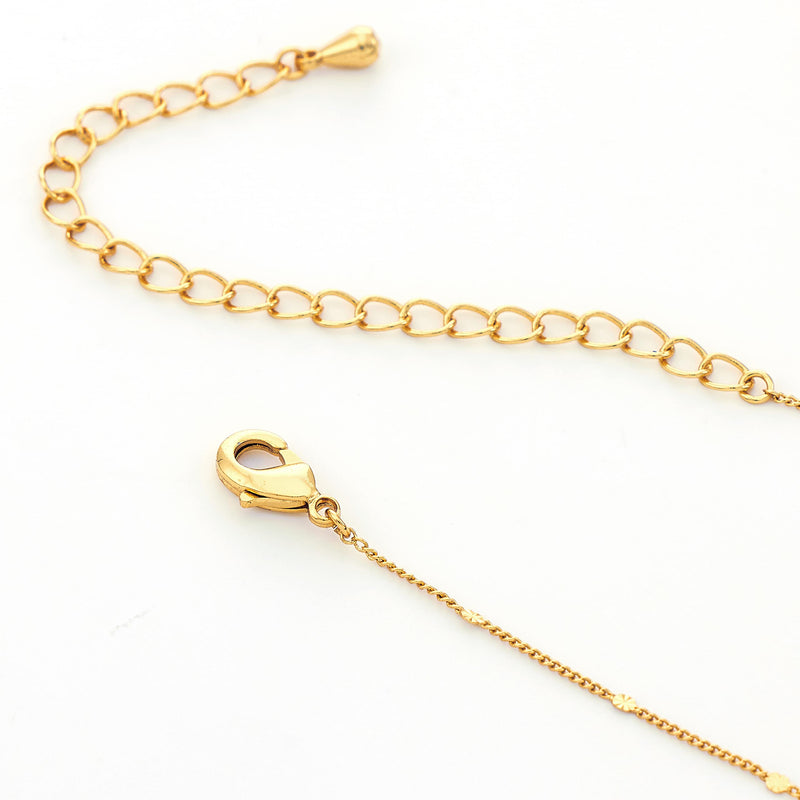 C.Paravano Necklace Women | Pendant Necklaces for Women|18K Gold Plated Chain Necklace | Fashion Necklaces | Gold Necklaces for Women | Women Necklace Jewelry | Metal Choker F2_Gold - BeesActive Australia