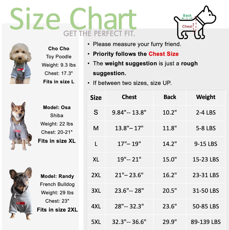 ChoChoCho Pup Dog Hoodie Pet Clothing Cat Hoodies Stylish Streetwear Sweatshirt Gray Tracksuits Outfit for Dog Cat Puppy Small Medium Large 3XL (Chest: 23.6''-28'' / Suggest: 31-50 lbs) - BeesActive Australia