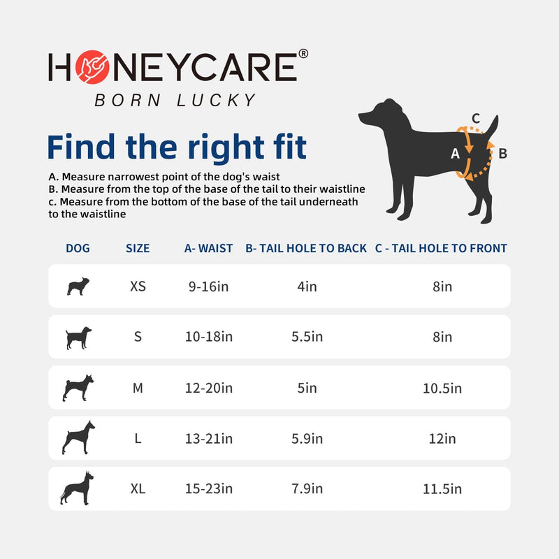 HONEY CARE All-Absorb Disposable Dog Diapers, Super Absorbent, Breathable, Wetness Indicator Medium - BeesActive Australia