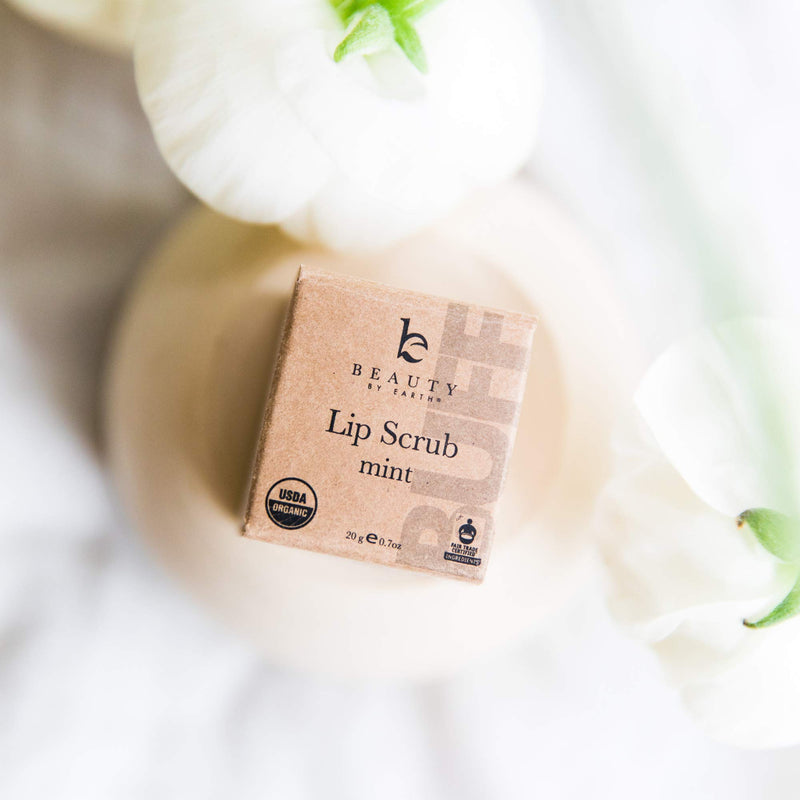 Organic Lip Scrub - Mint Sugar Scrub, Lip Scrubs Exfoliator & Moisturizer, Lip Care Exfoliating Scrub and Lip Moisturizer for Chapped Lips, Lip Repair for Soft Lips, Best Gift or Stocking Stuffer .7 Ounce - BeesActive Australia