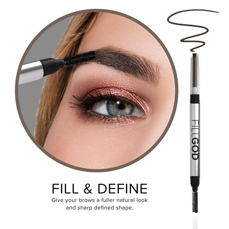 SCALPA Eyebrow Filler Pencil for Brows, Beard, and Hair, Includes 2 in 1 Pencil and Brush - BeesActive Australia