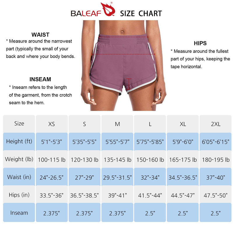 BALEAF Women's 2.5" Running Workout Shorts Quick Dry Hot Athletic Gym Shorts with Zipper Pocket Argyle Purple X-Small - BeesActive Australia