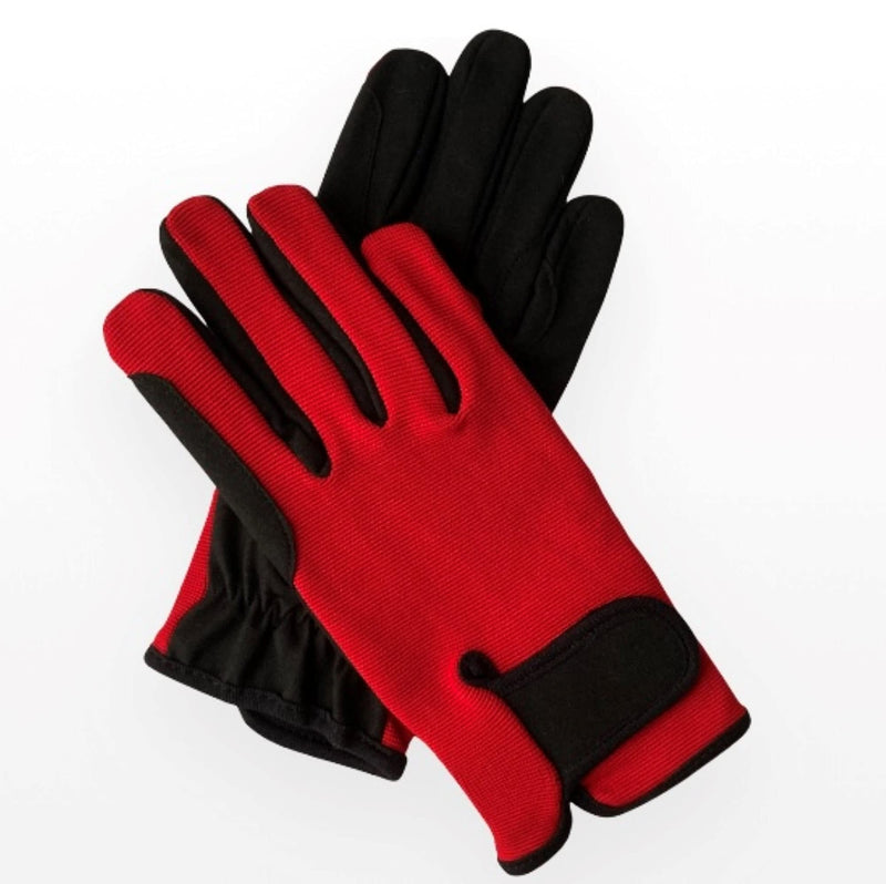Youth Equestrian Gloves for Girls & Boys Children Gloves All Weather Outdoor Sports Gloves Horse Riding (10 -12 Years, Red) - BeesActive Australia