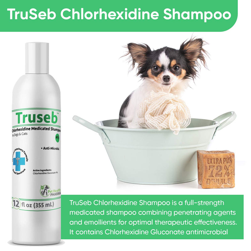 Pet Health Pharma Medicated Dog and Cats Chlorhexidine 4% Shampoo 12 Oz - BeesActive Australia