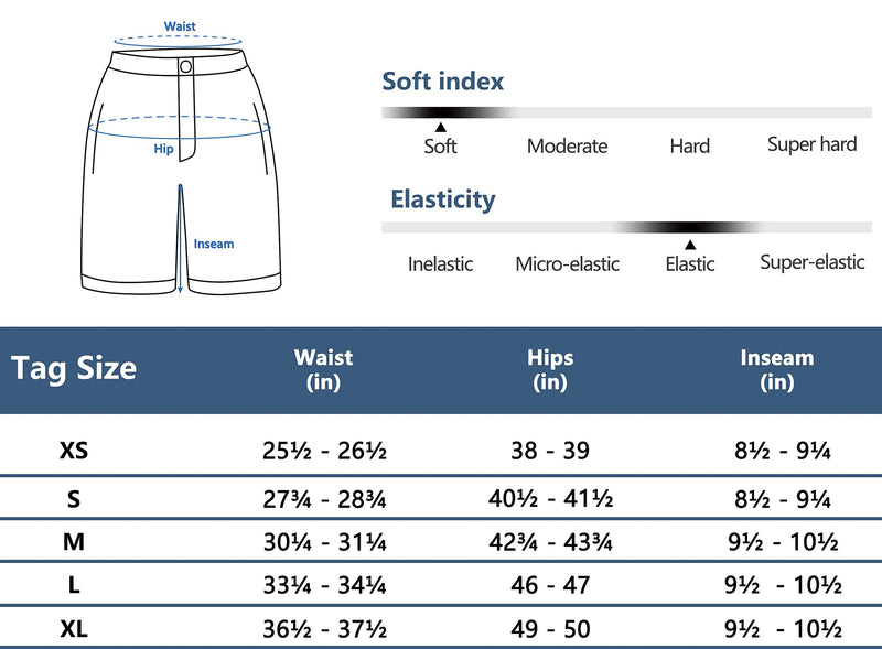 Little Donkey Andy Women's Stretch Quick Dry Shorts for Hiking, Camping, Travel B4 Silver Sage X-Small - BeesActive Australia