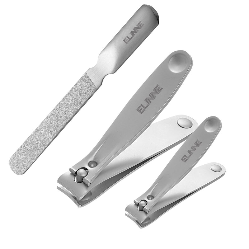 Elinne Nail Clipper Set, Stainless Steel - BeesActive Australia