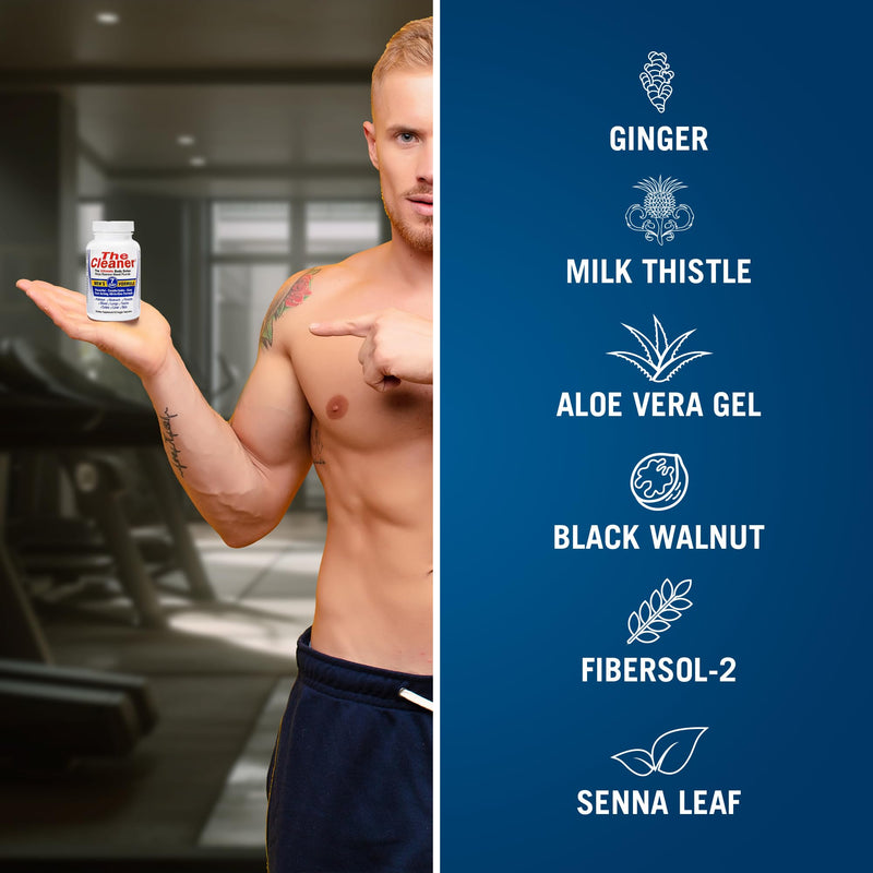 Century Systems The Cleaner Detox, Powerful 7-Day Complete Internal Cleansing Formula for Men, Support Digestive Health, 52 Vegetarian Capsules 52 Count (Pack of 1) - BeesActive Australia