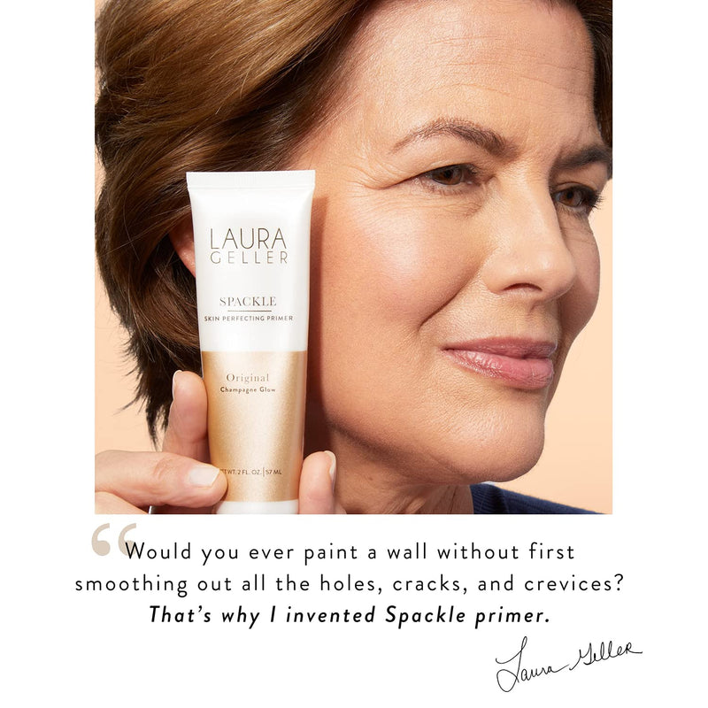 LAURA GELLER Spackle Skin Perfecting Golden Sheen Makeup Primer with Hyaluronic Acid & Squalane, Original in Champagne Glow - BeesActive Australia