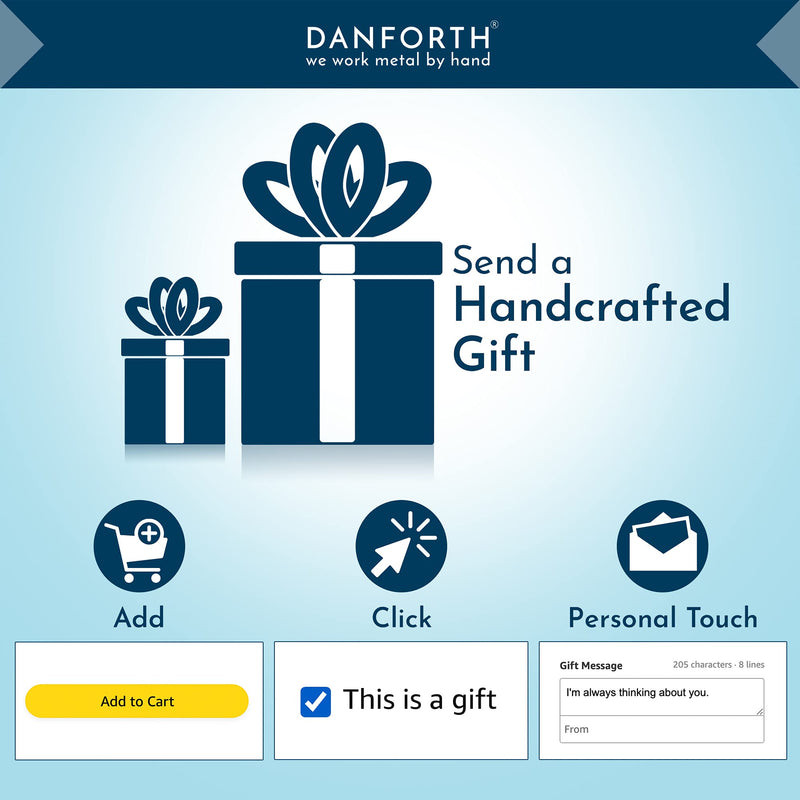 DANFORTH Pickup Truck Keyring, Handcrafted Pewter - 2” Wide and ¾” Tall, Made In USA - BeesActive Australia