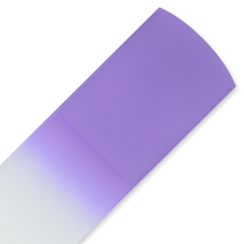 Foot File - Handmade Glass Foot File & Pedicure Rasp - Genuine Czech Tempered Glass - Corn & Dead Skin Remover - Calluses - Coarse - Hard Skin Remover - Foot scrubber - Callus remover for feet Purple - BeesActive Australia