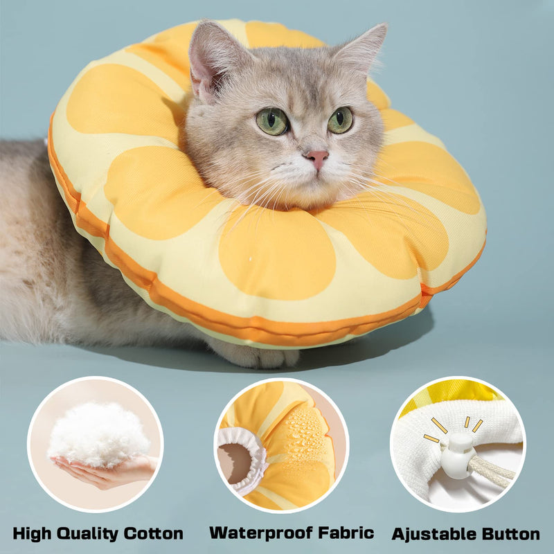 Jevnd Cat Cone Collar Soft, Adjustable Cat Cones to Stop Licking, E Collar for Cats, Recovery Collar for Cats After Surgery, Cat Neck Cone, Elizabethan Collar for Cat and Kitten Large - BeesActive Australia