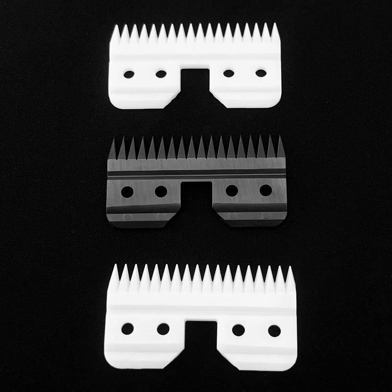 3pcs Oster Fast Feed Clipper Ceramic Blade - Pet Dog Cat Grooming Clipper Replacement Blades, for A5 Trimmer Series, for Andis 18 Teeth Detachable Ceramic Blade Part, for Wahl KM2 KM5 KM10 - BeesActive Australia
