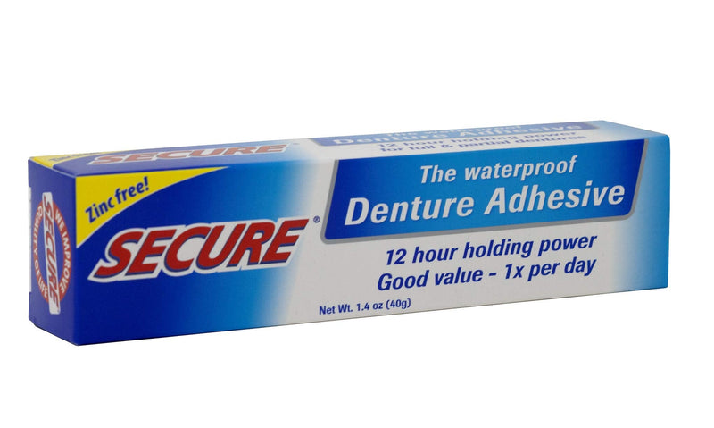 DenTek Secure Denture Bonding Cream 1.4 oz by Bioforce USA / 1.4 oz. (Multi-Pack) - BeesActive Australia