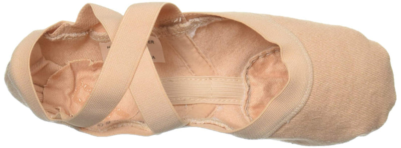 [AUSTRALIA] - Bloch Dance Girl's Synchrony Split Sole Stretch Canvas Ballet Slipper / Shoe 13 Little Kid Pink 