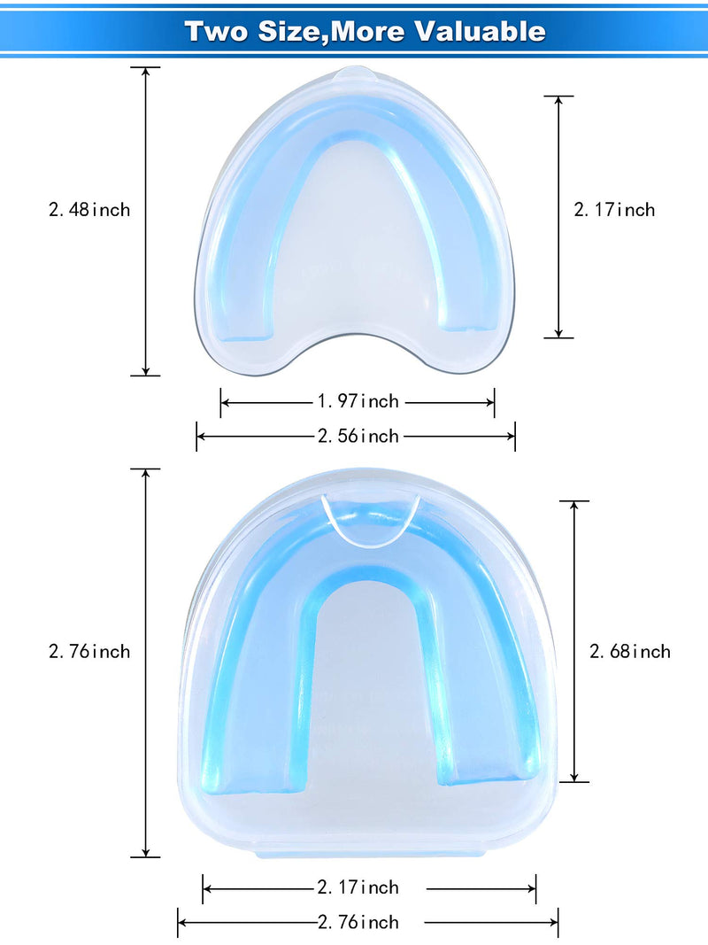 [AUSTRALIA] - Hsei 10 Pieces Sports Mouth Guards Sports Mouth Protection Athletic Mouth Guard with Portable Box for Adult and Youth, 5 Colors 