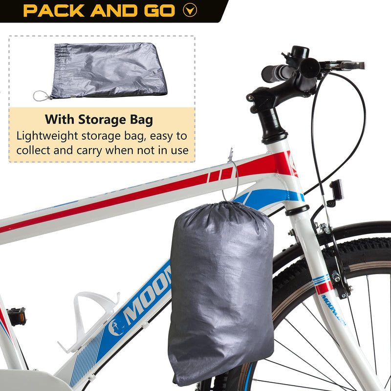 MOONCOOL Adult Tricycle Cover Trike Cover, 3 Wheeled Bicycle Bike Cover for Outdoor Storage Waterproof, Dust Wind Proof for Bikes - BeesActive Australia