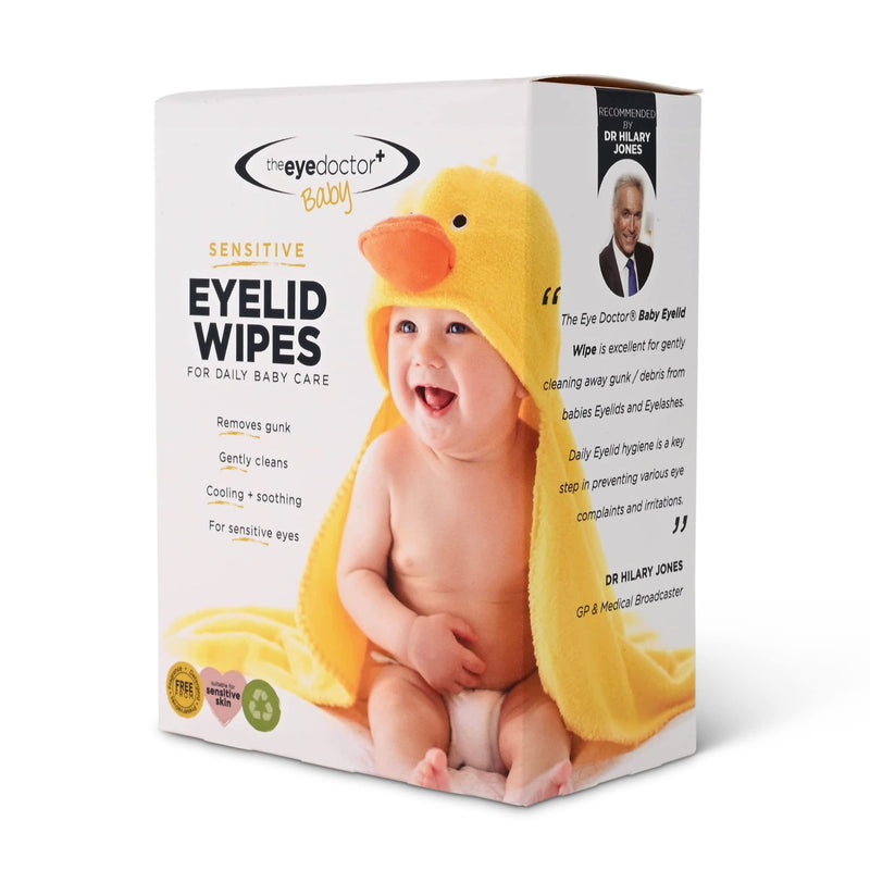 The Eye Doctor Sensitive Sterile Baby Eyelid 20 Wipes for Daily Baby Care 20 Count (Pack of 1) - BeesActive Australia