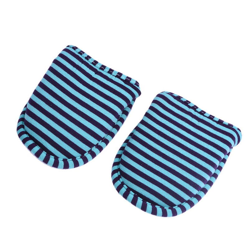 Alomejor 1 Pair Folding Travel Slippers Portable Striped Spa Slippers Disposable Washable Indoor Soft Cotton Anti-Slip Slippers with Storage Bag for Travel Hotel Home Green Stripes Man - BeesActive Australia
