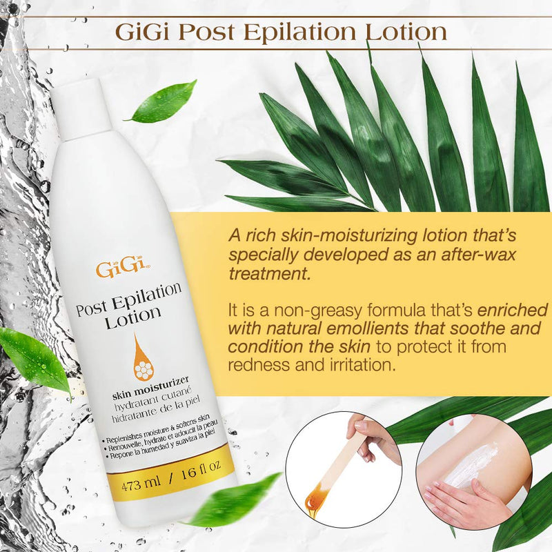 GiGi Post Epilation Lotion – After-Wax Skin Moisturizer, 16 oz Post Epilation Lotion 16oz - BeesActive Australia