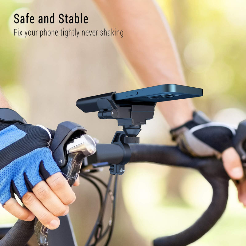 visnfa Upgraded Bike Phone Mount Anti Shake and Stable 360° Rotation Adjustable Universal Bike Accessories/Bike Phone Holder for Any Smartphones GPS Other Devices Between 3.5 and 7.0 inches - BeesActive Australia