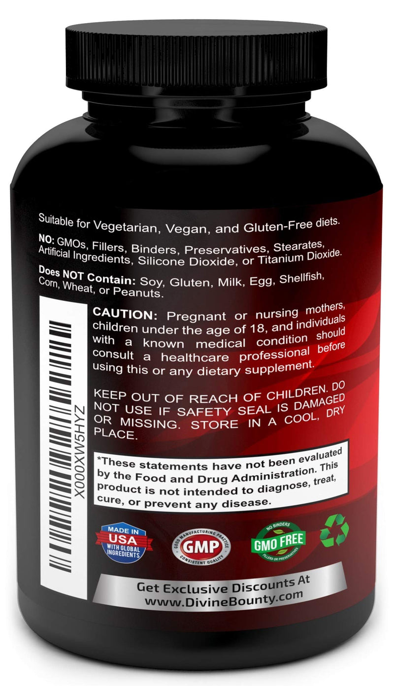 Turmeric Curcumin with BioPerine Black Pepper Extract - 750mg per Capsule, 120 Veg. Capsules - GMO Free Tumeric, Standardized to 95% Curcuminoids for Maximum Potency - BeesActive Australia