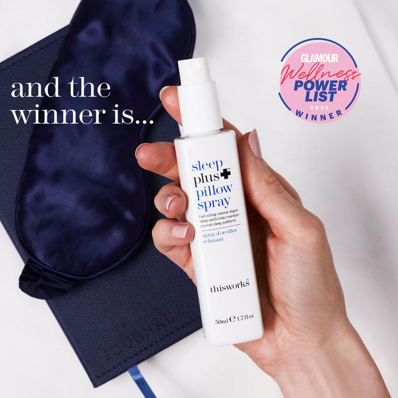 This Works Sleep Plus Pillow Spray, 50 ml - Motion-Activated Sleep Spray Infused with Lavender, Camomile and Vetivert - Science-Backed Pillow Spray Designed to Aid Restless Sleepers Deep Sleep Plus, 50ml - BeesActive Australia