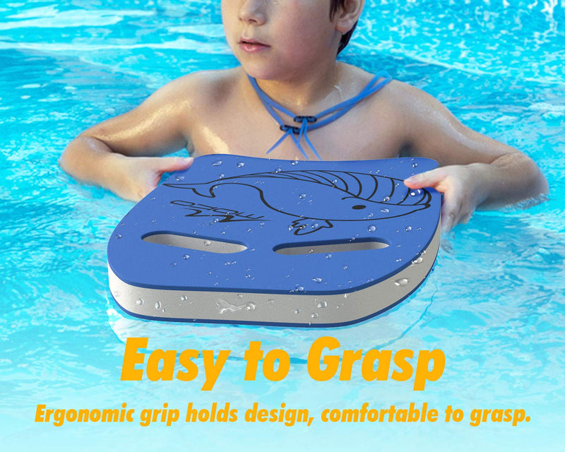 MoKo Swim Kickboard, Cartoon Swimming Training Kick Board Pool Exercise Equipment Promote Natural Swimming Position Water Fun Tool for Kids Blue - BeesActive Australia