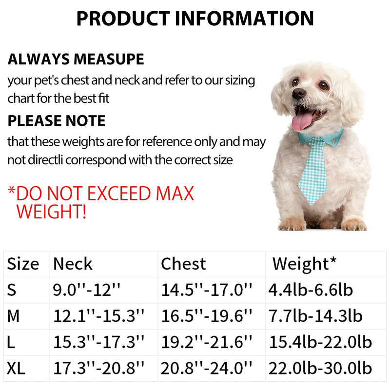 Small Dog Harness No Pull, Adjustable Dog Harness and Leash Set with 2 Leash Clips, Reflective Soft Padded Dog Vest Harness for Small Medium Dogs S (ref: 4.0 to 6.6 lbs) Brown - BeesActive Australia