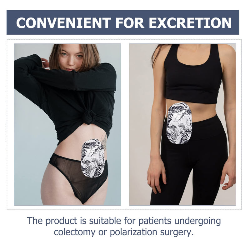 EXCEART Waterproof Bath Cover Stoma Bag Shower Waterproof Cover Adjustable Ostomy Belt Bath Assist Accessory Wound Protector - BeesActive Australia