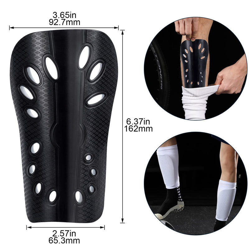 ANCIRS 2 Pairs Soccer Shin Guards for Young Kids Adults, Breathable Shin Guard Sleeves for Boy & Girl Football Games, Protective EVA Cushion for Youth Men & Women - BeesActive Australia