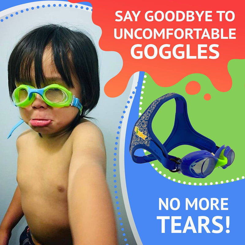 Frogglez Swim Goggles for Kids & Masterz for Adults & Teens Bundle - Premium Pain-Free Strap | Anti-Fog Mirrored Lenses - BeesActive Australia