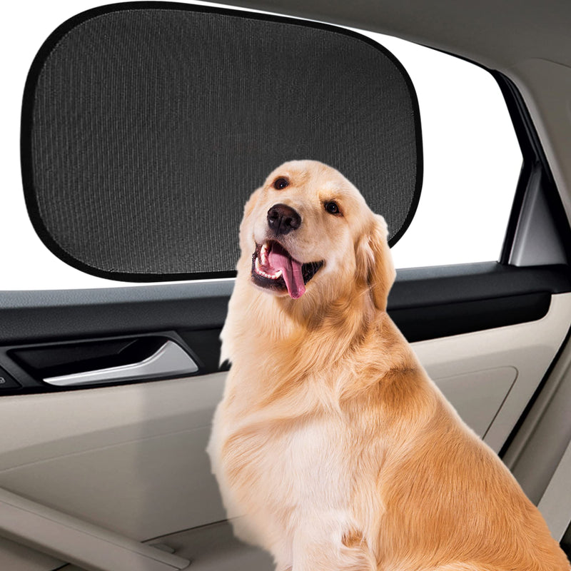 Carroo Dog and Cat Sunshade, Covers and Shields Pets and Interior from Sun Rays, Ideal for Side and Rear Windows, Keep Interior Cool, Premium Quality, 3-Pcs - BeesActive Australia
