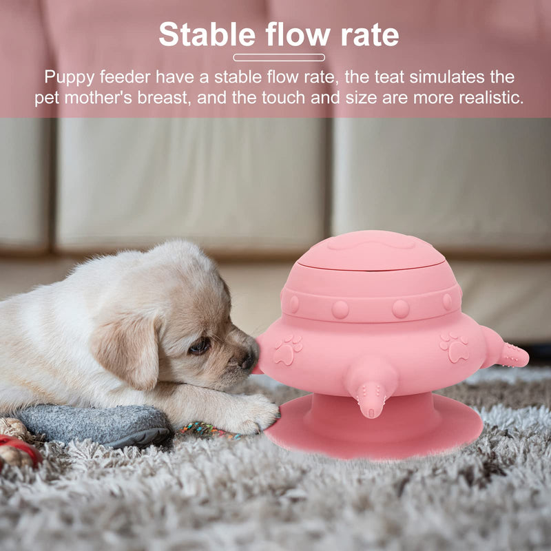 Apetpup Puppy Feeder Milk Bowl for Nursing Puppy, 4 Teats Puppy Bottles for Multiple Puppies, 240ml Doggie Bubble Feeder Puppy Bottles - BeesActive Australia